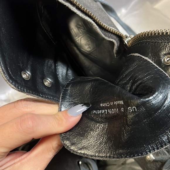 UNIF hellbound grey suede size 8 - Picture 7 of 16